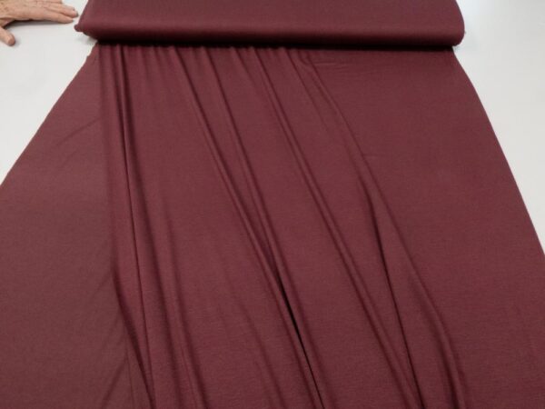 Stoff Lyocell-Kaschmir Jersey fein Zinfandel – Bild 2