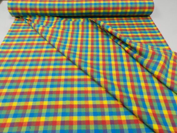 Stoff BW Flannell multicolor Karos – Bild 3