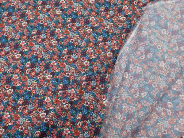Stoff Tana Lawn Emma Louise -  oldschool Blumen – Bild 2