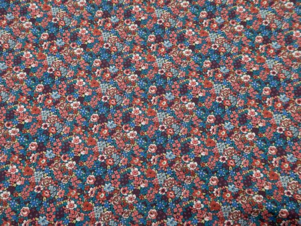 Stoff Tana Lawn Emma Louise -  oldschool Blumen