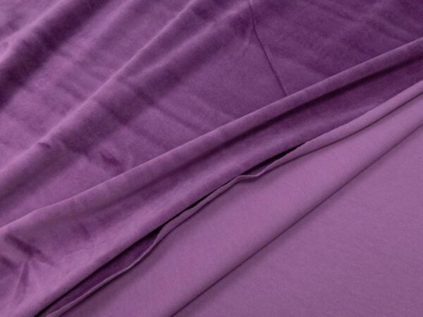 Stoff Bio BW Nicky Purple Passion – Bild 2