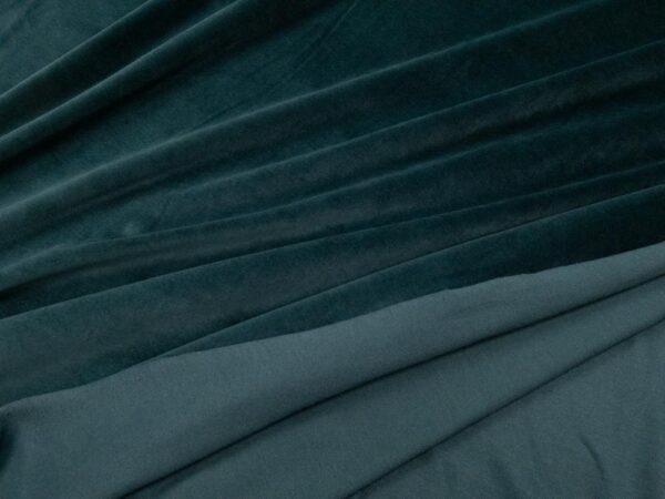 Stoff Bio BW Nicky dark green – Bild 2