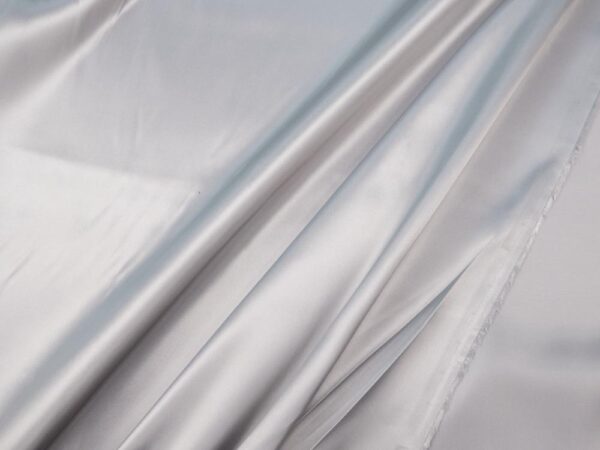 Stoff Devetex Futter hellgrau mit rotstich