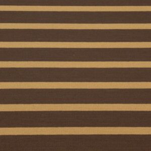 Stoff Viskosejersey fest braun-beige Streifen