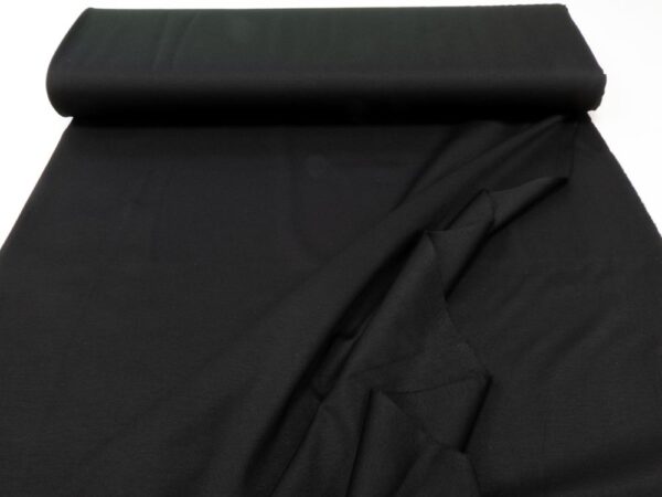 Stoff Romanitjersey schwarz fest – Bild 2