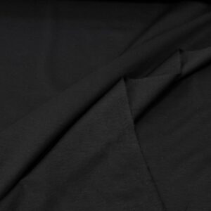 Stoff Romanitjersey schwarz fest