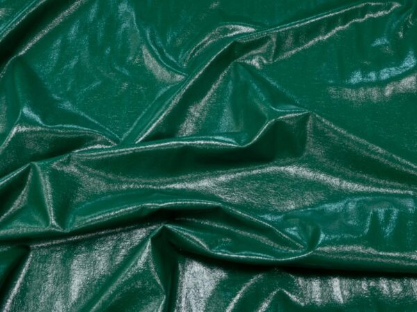 Stoffe Lack Sweater Lacquer grün