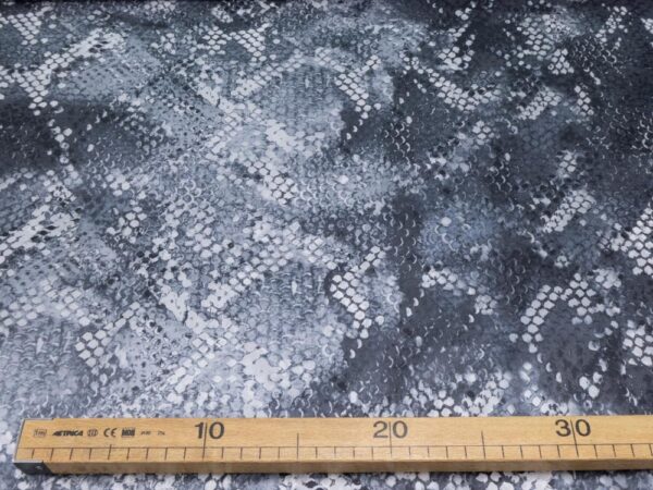 Stoff PVC bedruckt Schlangen grau – Bild 4