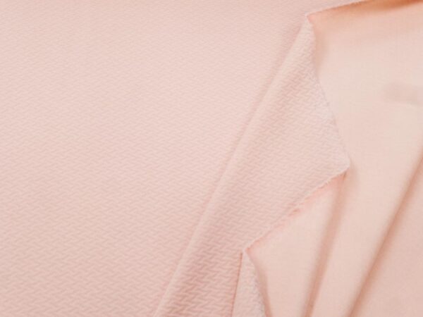 Stoffe Jersey Jacquard Zickzack rosa – Bild 2