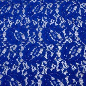 Stoff Tessilidea Spitze royalblau