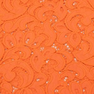 Stoff Spitze Hot Coral