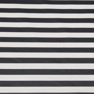 Stoff PVC bedruckt dünn Streifen schwarz-beige