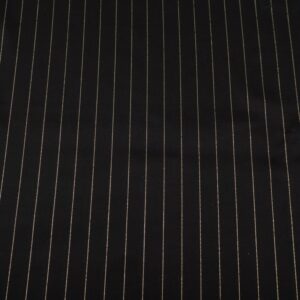 Stoff Futter Goldstreifen schwarz