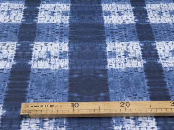Stoff BW Shibory Dye - Pleat Plaid - indigo – Bild 4