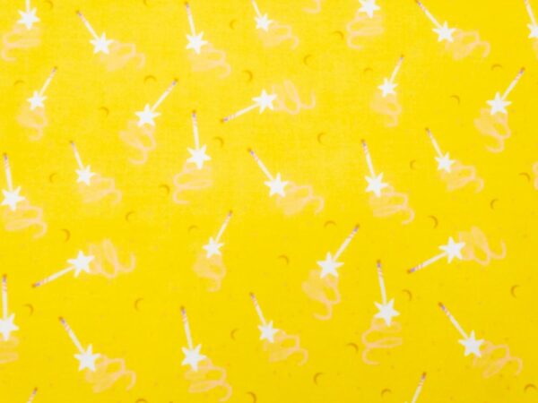 Stoff UNICORN DREAMS - Zauberstab