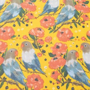 Stoff Laminated Sweet Beauties - Love Birds