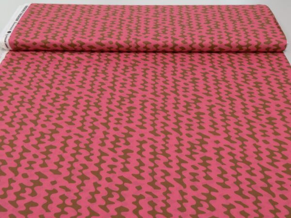 Stoff Modal Orderly Fashion pink % brown – Bild 3