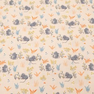Stoff Baumwolle Woodland Creatures mouse meadow