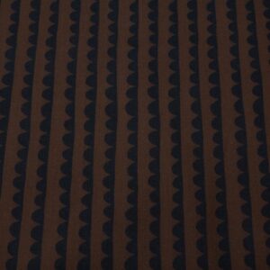 Stoff Baumwolle Night Rainbow Scallop Umber