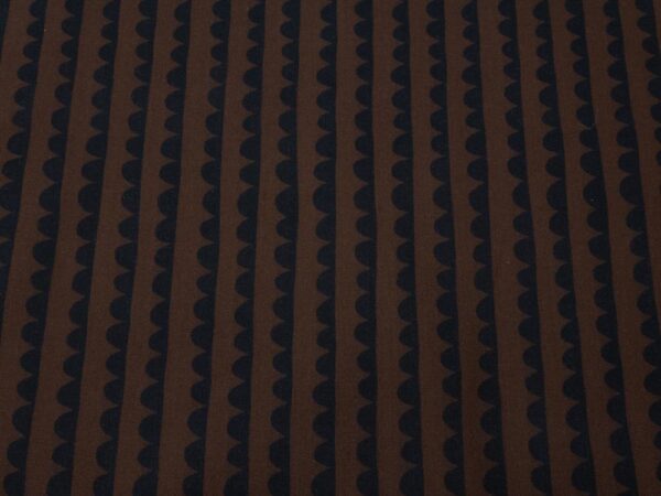 Stoff Baumwolle Night Rainbow Scallop Umber