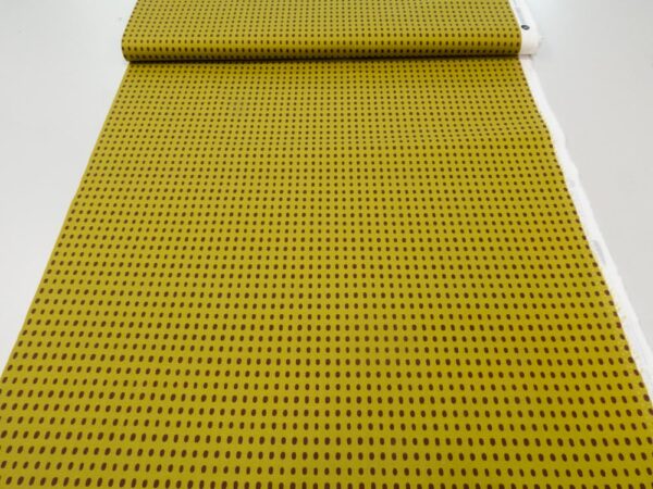 Stoff Baumwolle Night Rainbow Speck Speck Dijon – Bild 3