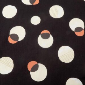 Stoff Dots Crepe de Chine Kokka