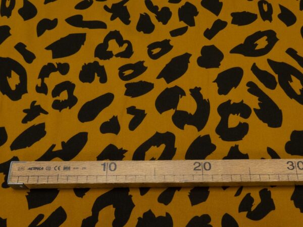 Stoff ECOVERO Viskose Urban Leo Gold – Bild 4