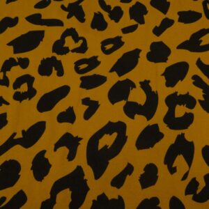 Stoff ECOVERO Viskose Urban Leo Gold