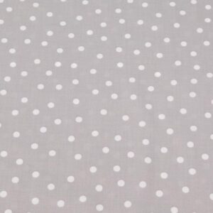 Stoff Ecovero VI-BW Punkte gray-white