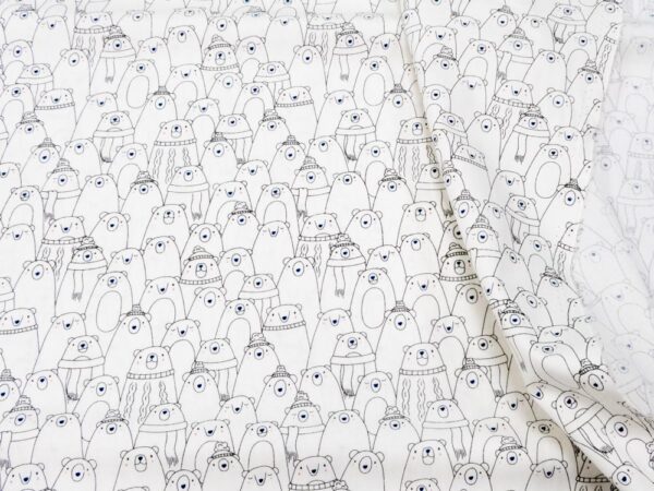 Stoff Arctic Tale - Cozy Bears – Bild 2