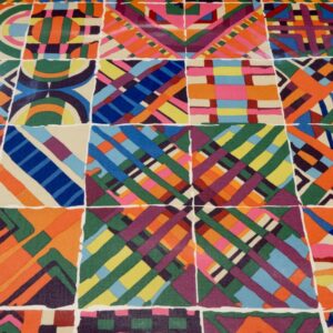 Stoff Laminated Colorful Cante