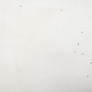 Stoff BW/Seide Peinture a l'eau Alphabet