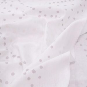 Stoff Double Gauze Nani Iro Impari Pocho weiss Punkte