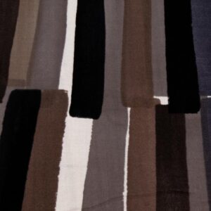 Stoff Double Gauze Nani Iro GRACE Striche Brauntöne