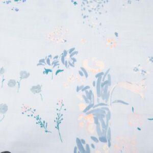 Stoff Double Gauze Nasni Iro PAL - hellblaues Wunder