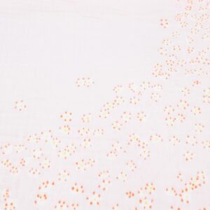 Stoff Double Gauze Nani Iro Edelweiss kleines Blumenmeer auf rosa