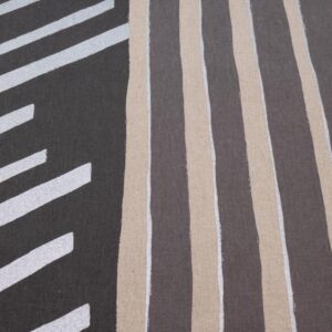 Stoff LI/BW ECHINO FRAMEWORK GREY-SILBER