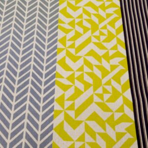 Stoff Echino Ni-Co Car Mustermix Streifen