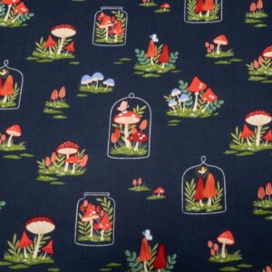 Stoff BW Garden + Globe