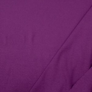 Stoff Organic 2X1 RIB Orchid