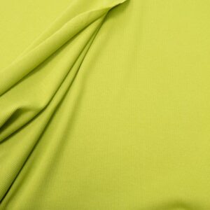 Stoff Organic 2X1 RIB Lime