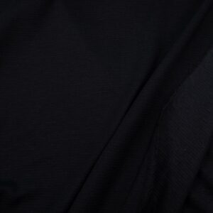 Stoff Organic Woolen Ottoman Black