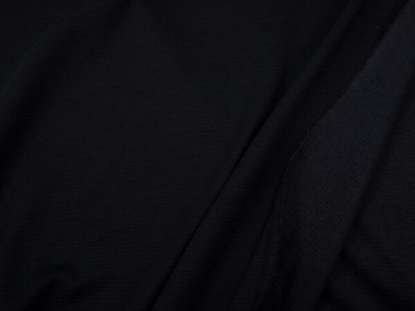 Stoff Organic Woolen Ottoman Black