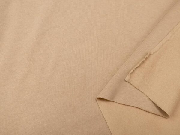 Stoff Organic Basic Brushed Sweat Dune