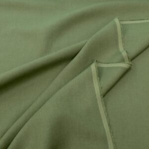 Stoff NISA Softened Linen Olive green