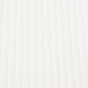 Stoff Organic wide Derby Rib creamy White