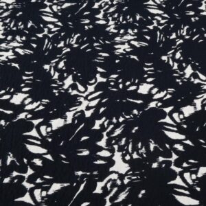 Stoff Daze Bubble Cotton BLACK