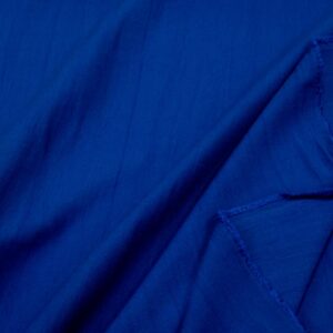 Stoff Crispy Crepe Washed Look Lapis