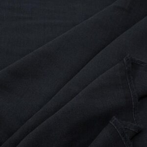 Stoff Crispy Crepe Washed Look Black