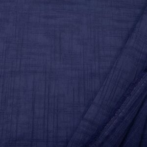 Stoff Stretchy Grunge Jacquard indigoblau
